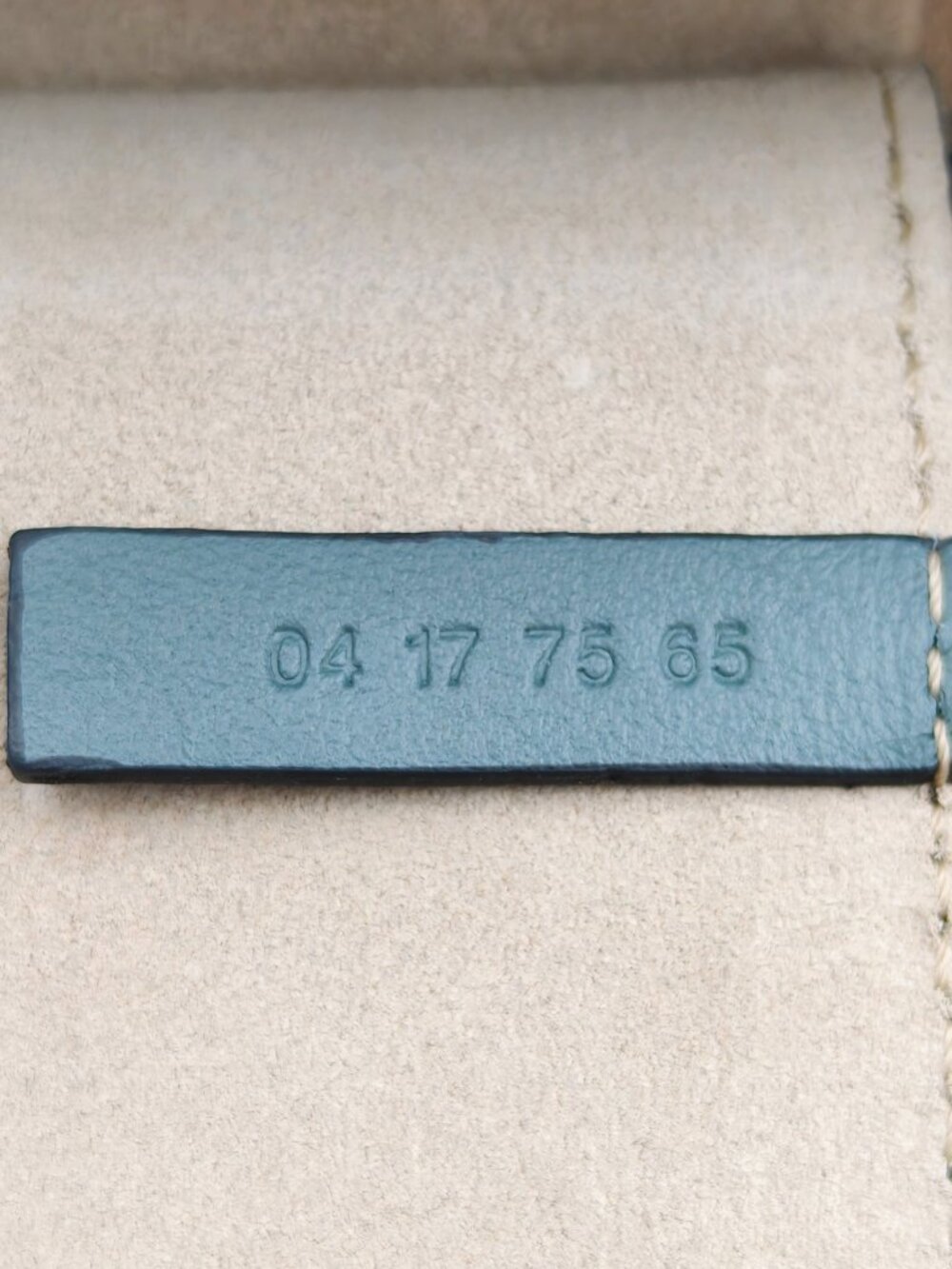 Chloé Faye Small Crossbody Bag Dark Green Suede Leather Gold Chain Authentic - Picture 11 of 12